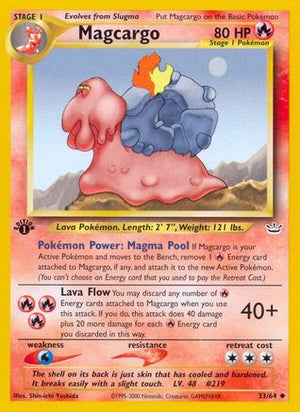 Magcargo 33/64 - Neo Revelation 1st Edition - Poke-Collect