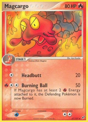 Magcargo - 037/107 37/107 - Deoxys Reverse Holofoil - Poke-Collect