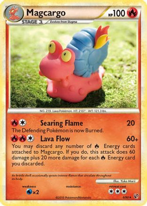 Magcargo 6/90 - Undaunted Reverse Holofoil - Poke-Collect