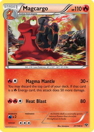 Magcargo 21/146 - XY Base Set - Poke-Collect