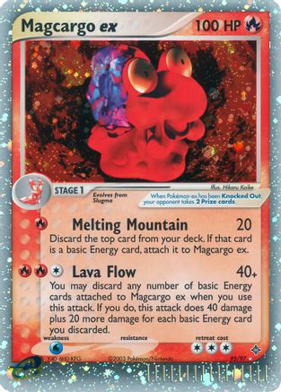 Magcargo ex 95/97 - Dragon Holofoil - Poke-Collect