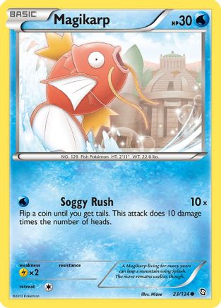 Magikarp 23/124 - Dragons Exalted Reverse Holofoil - Poke-Collect