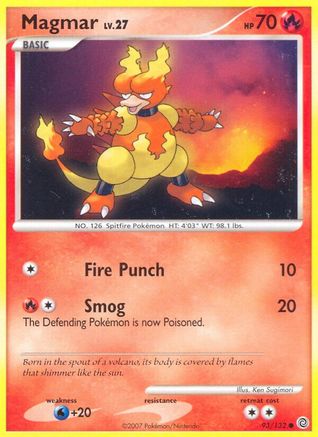 Magmar 93/132 - Secret Wonders - Poke-Collect