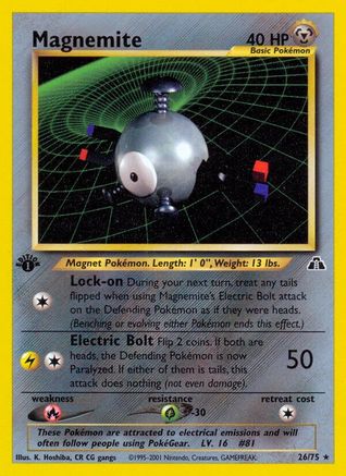 Magnemite (26) 26/75 - Neo Discovery Unlimited - Poke-Collect