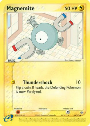 Magnemite - 63/97 63/97 - Dragon Reverse Holofoil - Poke-Collect