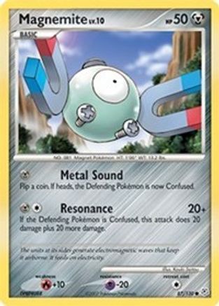 Magnemite 87/130 - Diamond and Pearl Reverse Holofoil - Poke-Collect