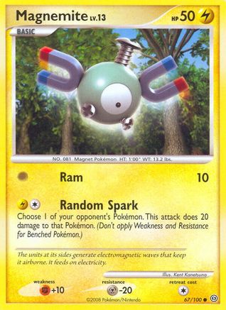 Magnemite (67) 67/100 - Stormfront Reverse Holofoil - Poke-Collect