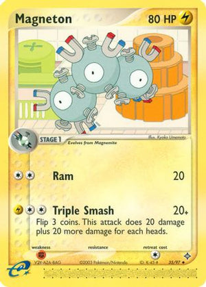 Magneton - 35/97 35/97 - Dragon Reverse Holofoil - Poke-Collect