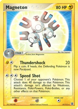 Magneton 27/112 - FireRed & LeafGreen - Poke-Collect