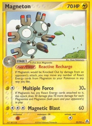 Magneton 22/92 - Legend Maker - Poke-Collect
