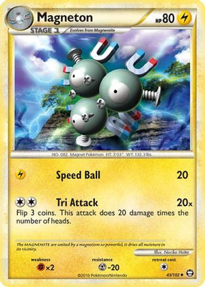 Magneton 43/102 - Triumphant Reverse Holofoil - Poke-Collect