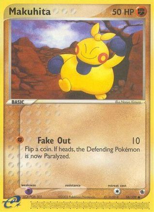 Makuhita - 58/109 58/109 - Ruby and Sapphire Reverse Holofoil - Poke-Collect