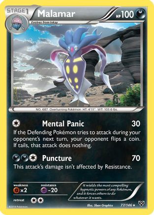 Malamar (77) 77/146 - XY Base Set - Poke-Collect