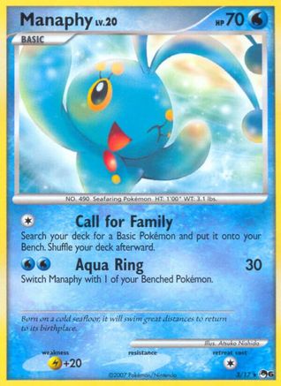 Manaphy 3/17 - POP Series 6 - Poke-Collect