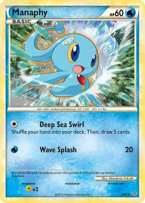 Manaphy 3/95 - Unleashed Reverse Holofoil - Poke-Collect