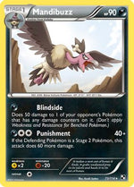 Mandibuzz 73/114 - Black and White Reverse Holofoil - Poke-Collect