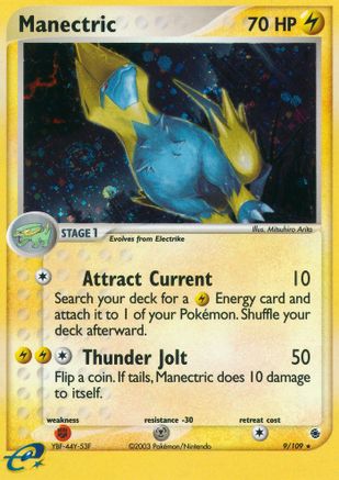Manectric - 9/109 9/109 - Ruby and Sapphire Reverse Holofoil - Poke-Collect