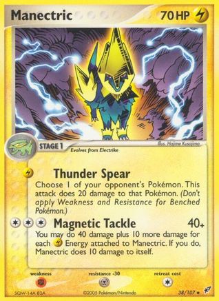 Manectric 38/107 - Deoxys - Poke-Collect