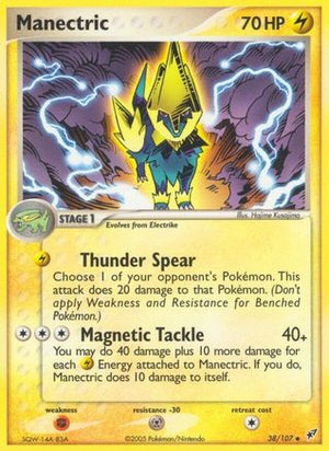 Manectric 38/107 - Deoxys Reverse Holofoil - Poke-Collect