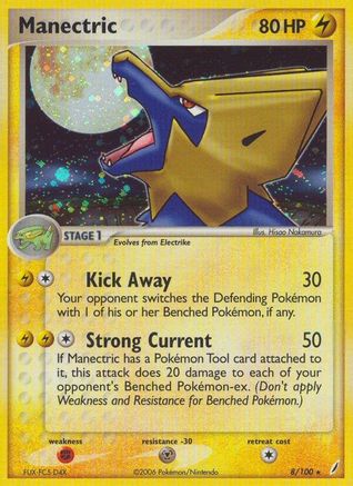 Manectric 8/100 - Crystal Guardians Holofoil - Poke-Collect