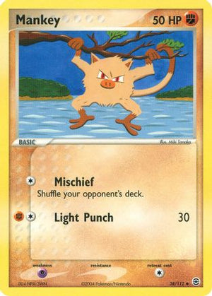 Mankey 38/112 - FireRed & LeafGreen - Poke-Collect