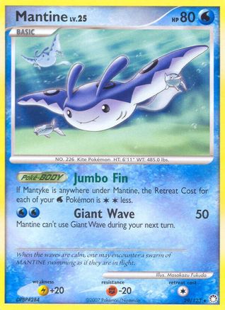 Mantine 29/123 - Mysterious Treasures Reverse Holofoil - Poke-Collect