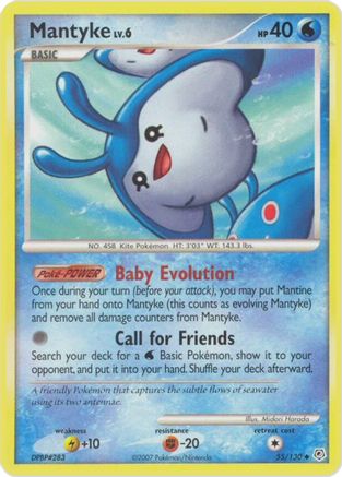 Mantyke 55/130 - Diamond and Pearl - Poke-Collect