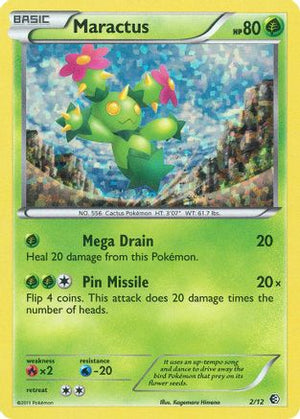 Maractus - 2/12 2/12 - McDonalds Promos 2011 Holofoil - Poke-Collect