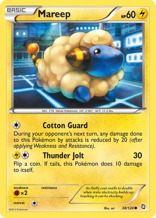 Mareep 38/124 - Dragons Exalted - Poke-Collect