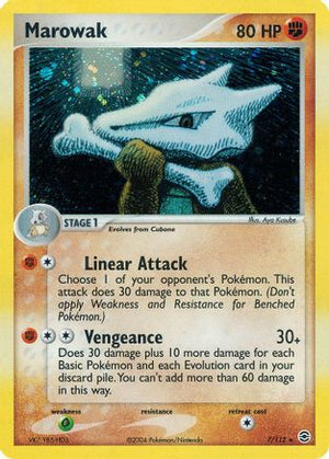 Marowak 7/112 - FireRed & LeafGreen Holofoil - Poke-Collect