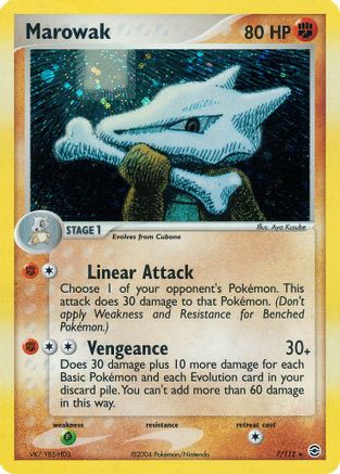 Marowak 7/112 - FireRed & LeafGreen Reverse Holofoil - Poke-Collect