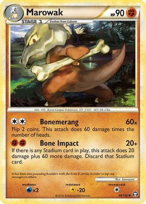 Marowak 44/102 - HSTriumphant Reverse Holofoil