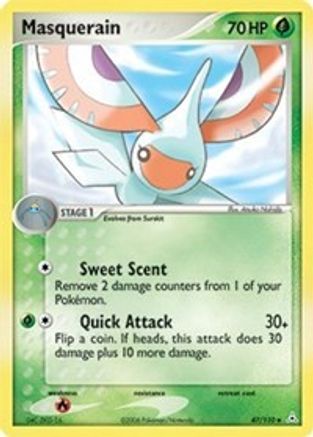 Masquerain 47/110 - Holon Phantoms Reverse Holofoil - Poke-Collect