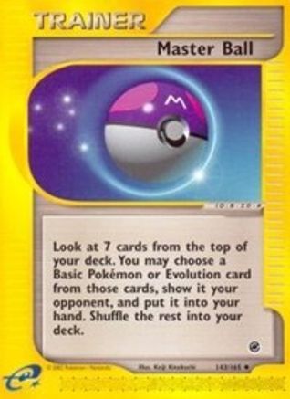 Master Ball 143/165 - Expedition - Poke-Collect