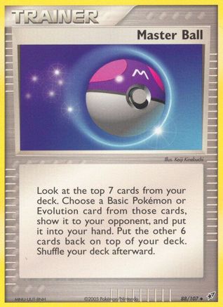 Master Ball 88/107 - Deoxys - Poke-Collect
