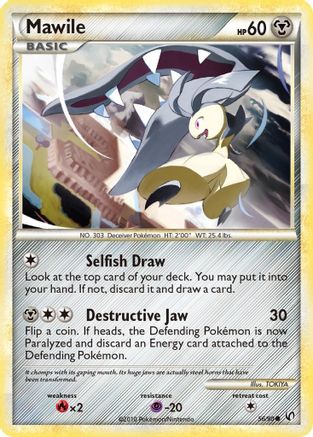 Mawile 56/90 - Undaunted Reverse Holofoil - Poke-Collect