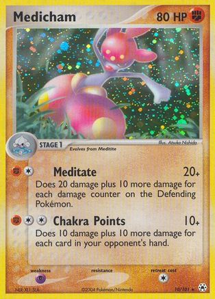Medicham - 10/101 10/101 - Hidden Legends Holofoil - Poke-Collect