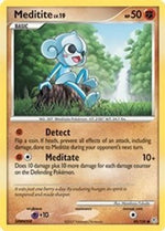 Meditite 89/130 - Diamond and Pearl Reverse Holofoil - Poke-Collect