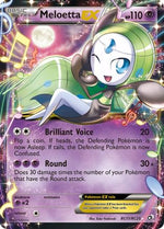 Meloetta EX RC11/113 - Legendary Treasures Radiant Collection Holofoil - Poke-Collect