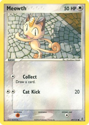 Meowth 69/112 - FireRed & LeafGreen Reverse Holofoil - Poke-Collect