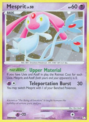 Mesprit 14/123 - Mysterious Treasures Holofoil - Poke-Collect