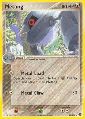 Metang - 21/101 21/101 - Hidden Legends Reverse Holofoil - Poke-Collect