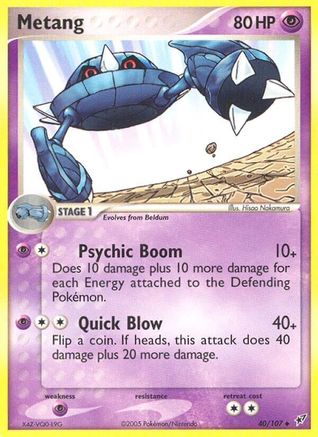 Metang 40/107 - Deoxys - Poke-Collect