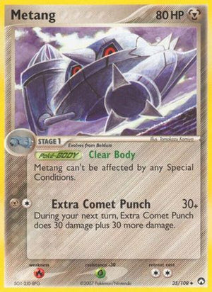 Metang 35/108 - Power Keepers Reverse Holofoil - Poke-Collect