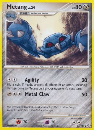 Metang (64) 64/146 - Legends Awakened Reverse Holofoil - Poke-Collect