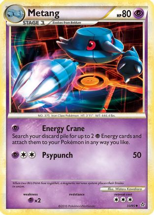 Metang 33/95 - Unleashed Reverse Holofoil - Poke-Collect