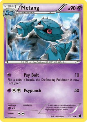 Metang 51/116 - Plasma Freeze Reverse Holofoil - Poke-Collect