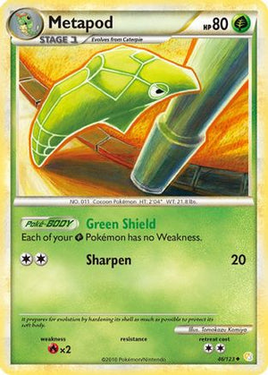 Metapod 46/123 - HeartGold SoulSilver - Poke-Collect