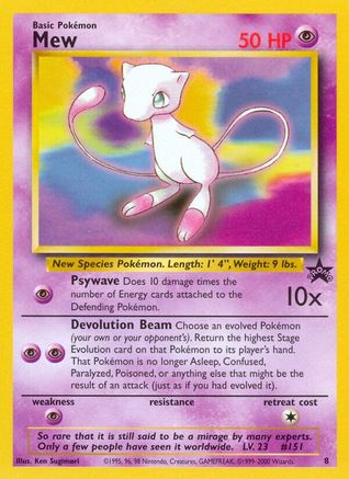 Mew (8) 8/53 - WoTC Promo - Poke-Collect