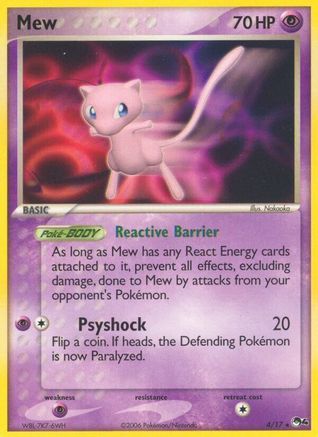 Mew 4/17 - POP Series 4 Holofoil - Poke-Collect
